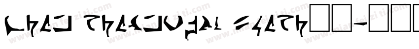 chao shadowgbt flash字体字体转换